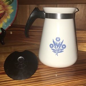 Corning Ware Vintage Blue Cornflower Beverage Server 1965-66 Retired